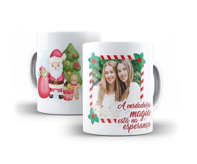 Imagem de Caneca Natal A Verdadeira Magia Esta Na Esperança 325Ml