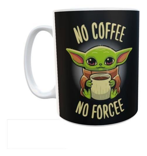 Imagem de Caneca No Cofee No Forcee - Baby Yoda