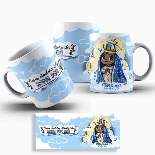 Imagem de Caneca Nossa Senhora Aparecida - Rogai Por Nós