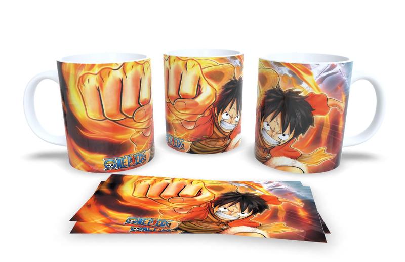 Imagem de Caneca One Piece Monkey D. Luffy personalizada de porcelana