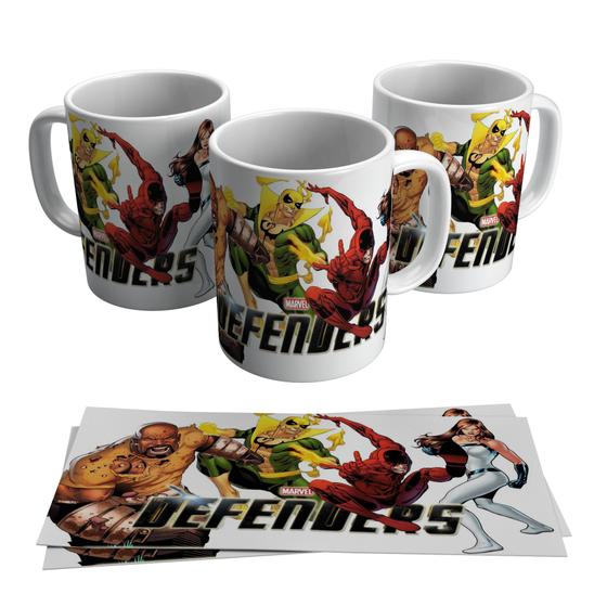 Imagem de Caneca Os Defensores Série Netflix Marvel Defenders Heróis