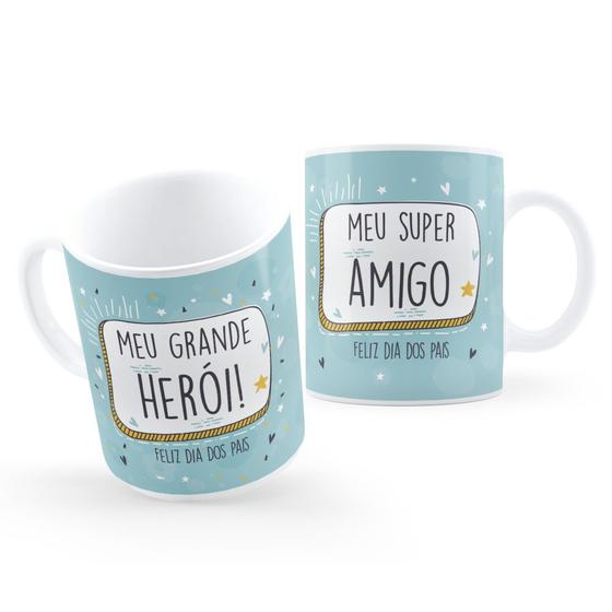 Imagem de Caneca Pai Meu Grande Herói Super Amigo Presente