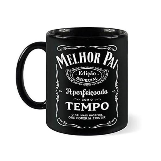 Imagem de Caneca pai porcelana 300ml black