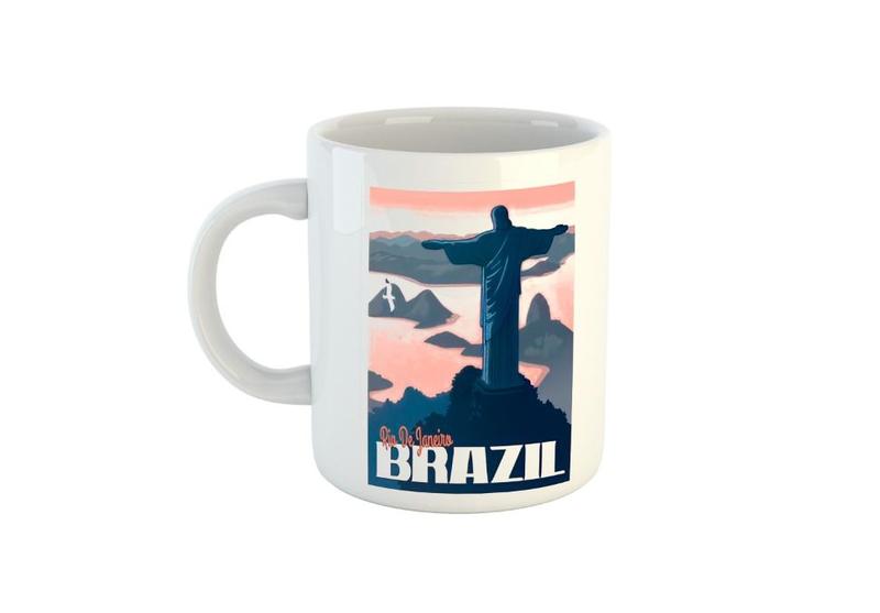 Imagem de Caneca Paisagem Brazil  Rio de Janeiro C562