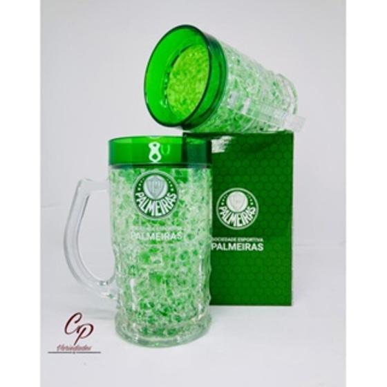 Imagem de Caneca Palmeiras com Gel Isolante Térmico - Produto Licenciado - Mileno