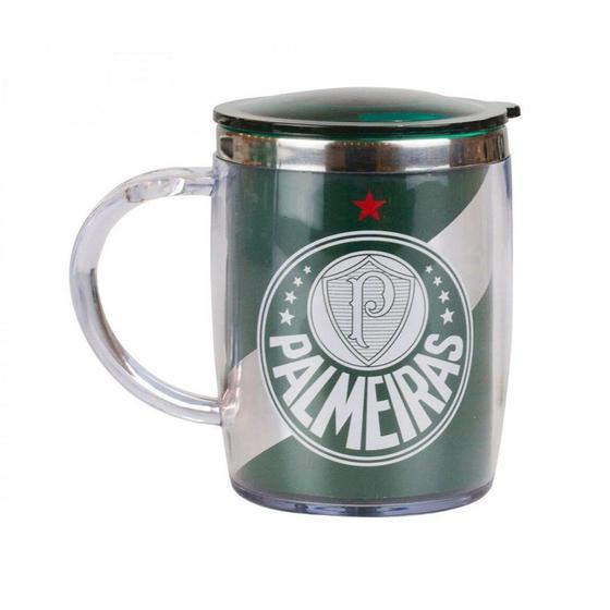 Imagem de Caneca Palmeiras Térmica 450 ML - MILENO