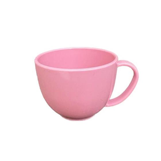 Imagem de Caneca Para Cereal Plástico 600 ml Caneco Grande p/ Cereais Colorida