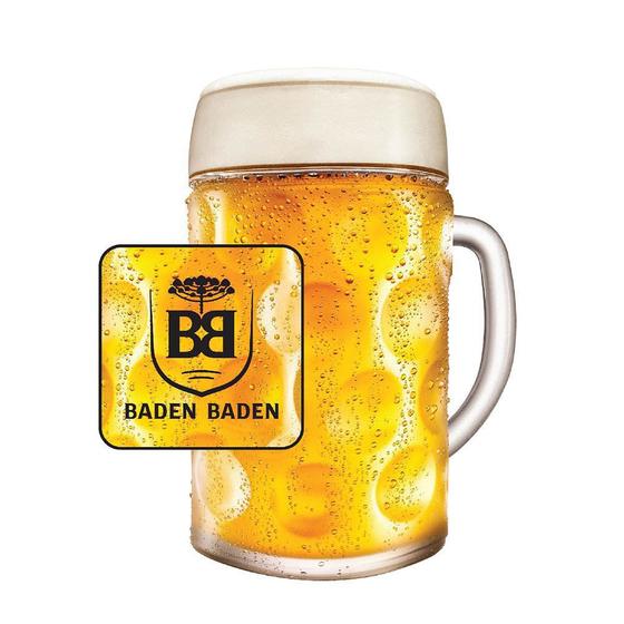 Imagem de Caneca para Chopp de Vidro Baden Baden 500ml 610ml