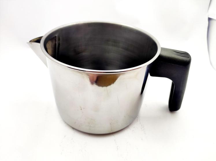 Caneca Para Ferver Leite Água Chá Café Leiteira Aço Inox 1L - Zanella ...
