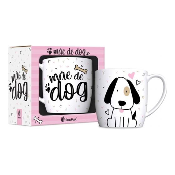 Imagem de Caneca para mãe de dog (cachorro) de porcelana 360ml - Brasfoot