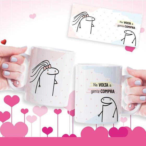 Imagem de Caneca Para Mães Frases Flork Na volta a gente Compra