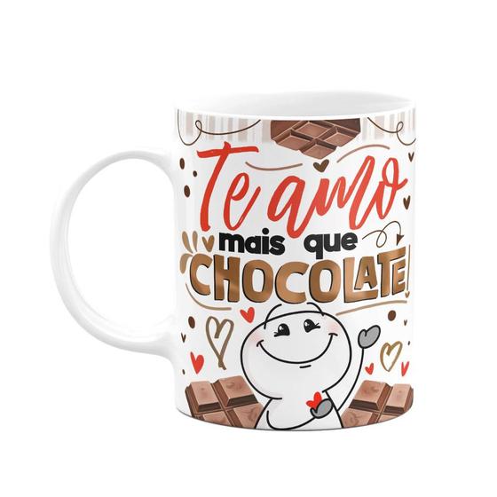 Imagem de Caneca Páscoa Divertida - Te amo mais que chocolate