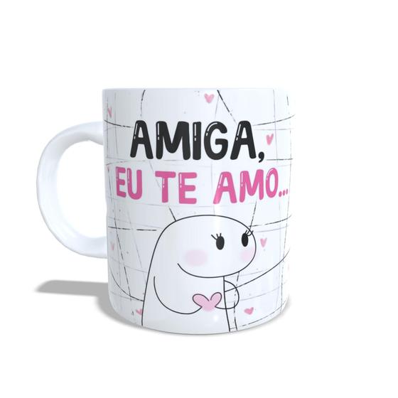 Imagem de Caneca Personalizada ''Amiga eu te amo, mas às vezes dá vontade de'' -amigas02