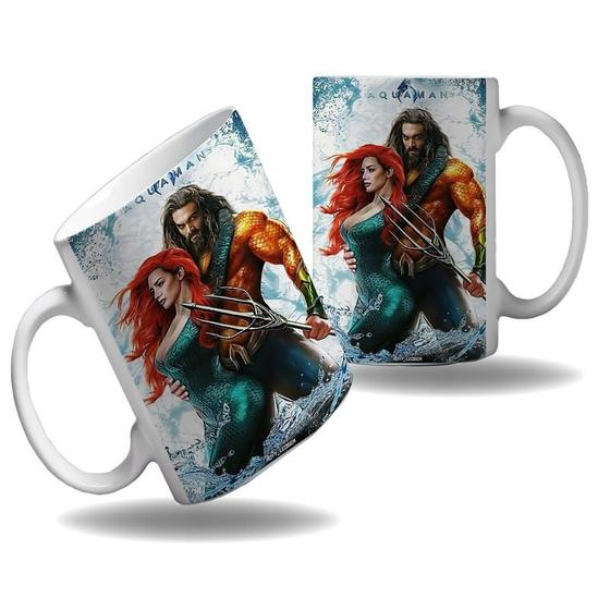 Imagem de Caneca Personalizada Aquaman Heroi 1