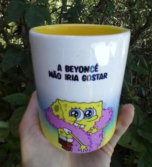 Imagem de CANECA PERSONALIZADA BOB ESPONJA XICARA CERAMICA PORCELANA Personagem Disney, Presente