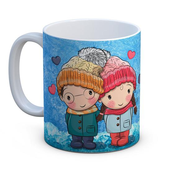 Imagem de Caneca Personalizada Coleção Amor - O Amor Espanta O Frio