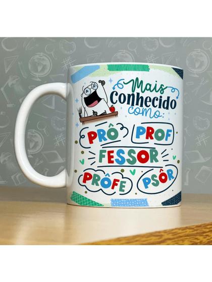 Imagem de Caneca personalizada de porcelana - Tema: Dia dos professores - 325ML  Modelo: 12