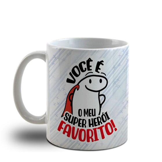 Imagem de Caneca Personalizada Dia dos Pais de Porcelana -Você É meu Super Herói Favorito