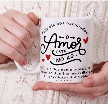 Imagem de Caneca personalizada feliz dia dos namorados 325ml