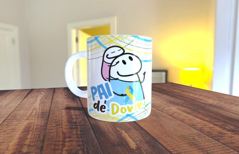 Imagem de Caneca Personalizada Flork Pai Papai de Down 600