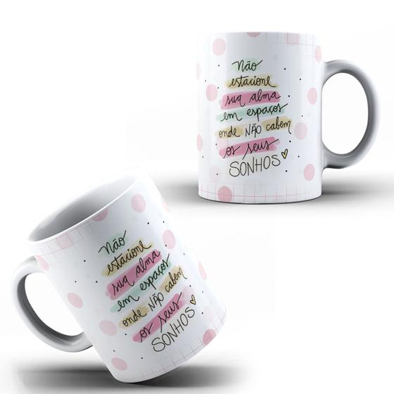 Imagem de Caneca Personalizada Frase Motivacional Deus Agradecimento Diverso Modelos Porcelana MEGA OFERTA!