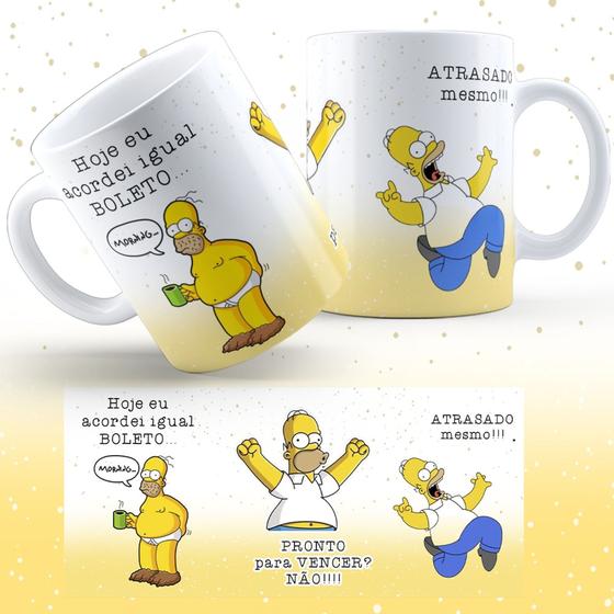 Imagem de Caneca Personalizada Homer Simpson 824  Menor Frete