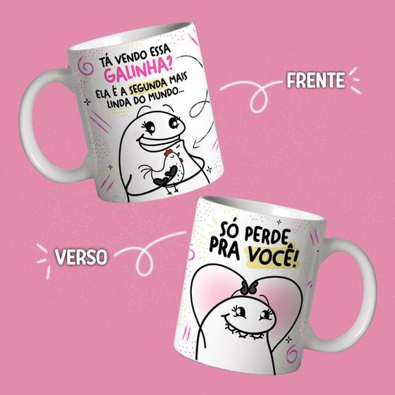 Imagem de Caneca Personalizada Meme Flork Só Perde Pra Você