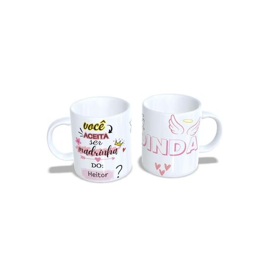 Imagem de Caneca Personalizada Padrinhos Quinle  325ml