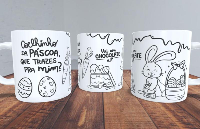 Imagem de Caneca Personalizada Páscoa 713 - Guria Criativa