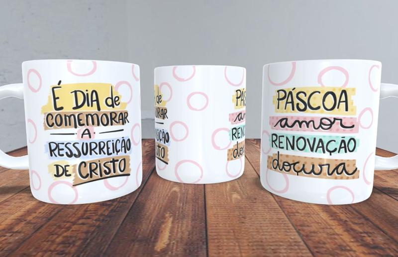 Imagem de Caneca Personalizada Páscoa 715 - Guria Criativa