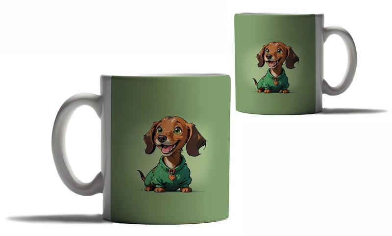 Imagem de Caneca Personalizada Presente Cachorros Dachshund Salsicha