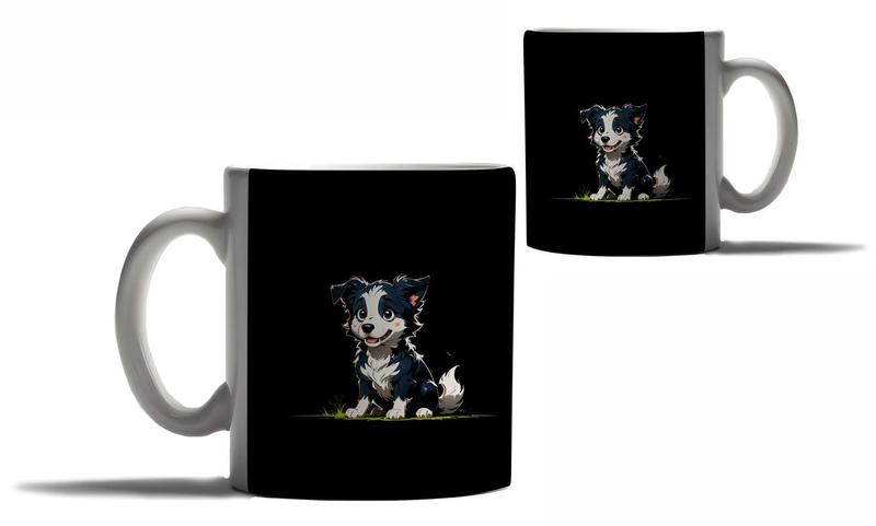 Imagem de Caneca Personalizada Presente Cachorros Raças Border Collie