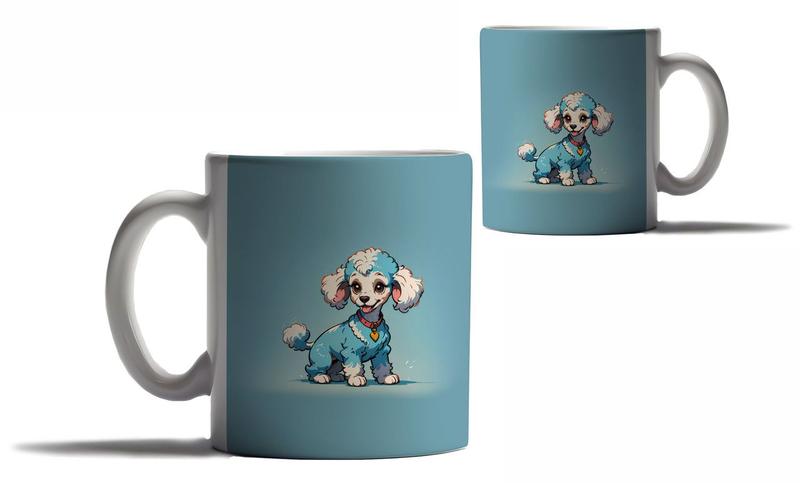 Imagem de Caneca Personalizada Presente Cachorros Raças Poodle Amor