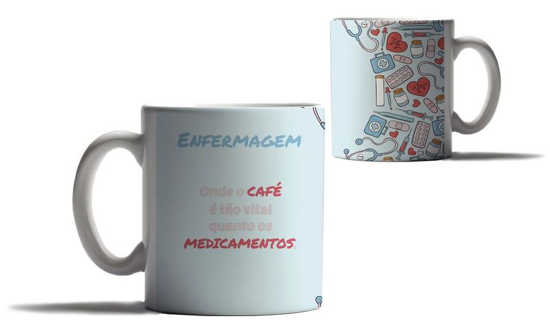 Imagem de Caneca Personalizada Presente Enfermagem Enfermeiros Amor 5