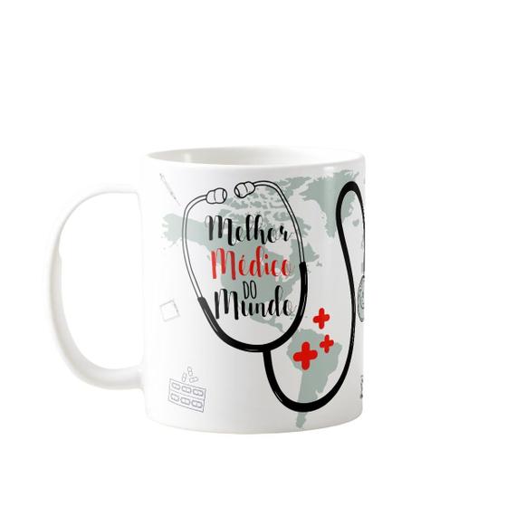 Imagem de Caneca Personalizada Presente Melhor Médico Do Mundo