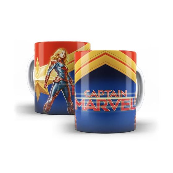 Imagem de Caneca Personalizada Vingadores Capitã Marvel 325Ml - 05260