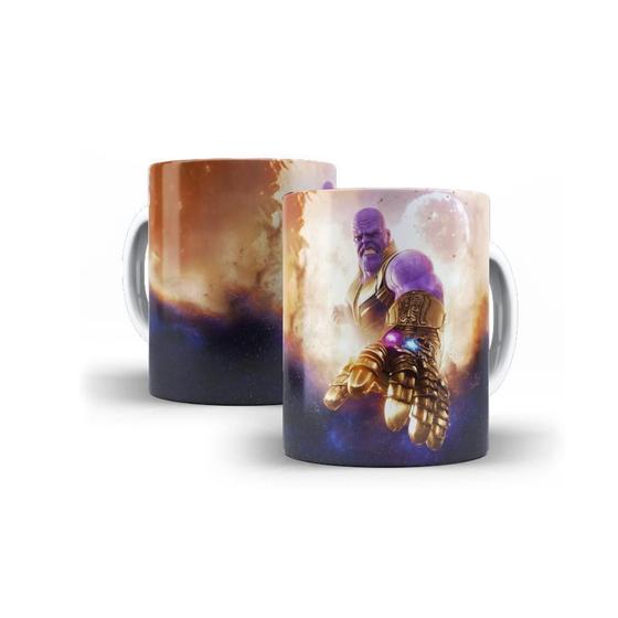 Imagem de Caneca Personalizada Vingadores Thanos 325Ml - 03308