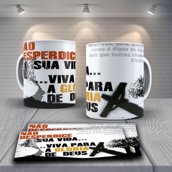 Imagem de Caneca Personalizada - Viva Para Glória de Deus