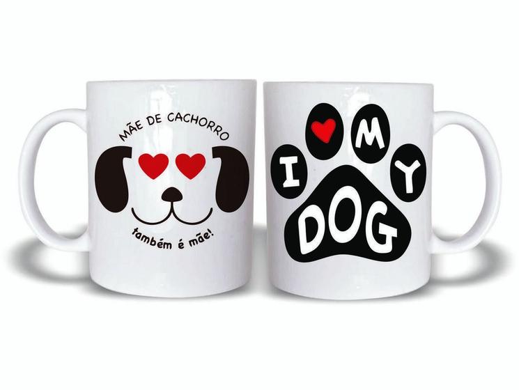 Imagem de Caneca Pet Mãe DeCachorro de Plástico Rígido