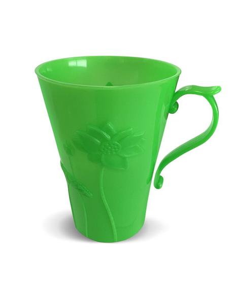 Imagem de Caneca Plástica De Leite Com Alto Relevo 400 Ml Arqplast