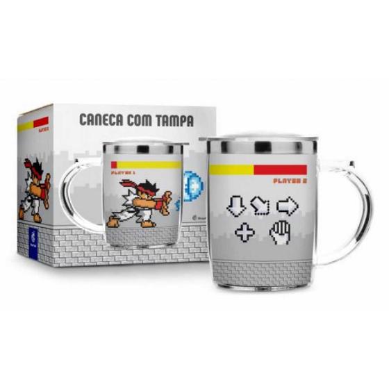 Imagem de Caneca plastico inox sw hadouken brasfoot