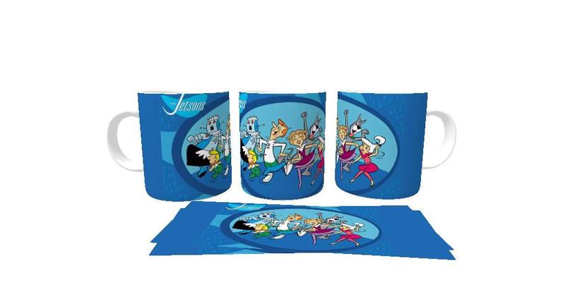 Imagem de Caneca polimero plástico copo  Jetsons Dançando