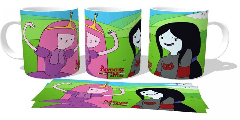 Imagem de Caneca polimero plástico copo Princesa Jujuba e Marceline