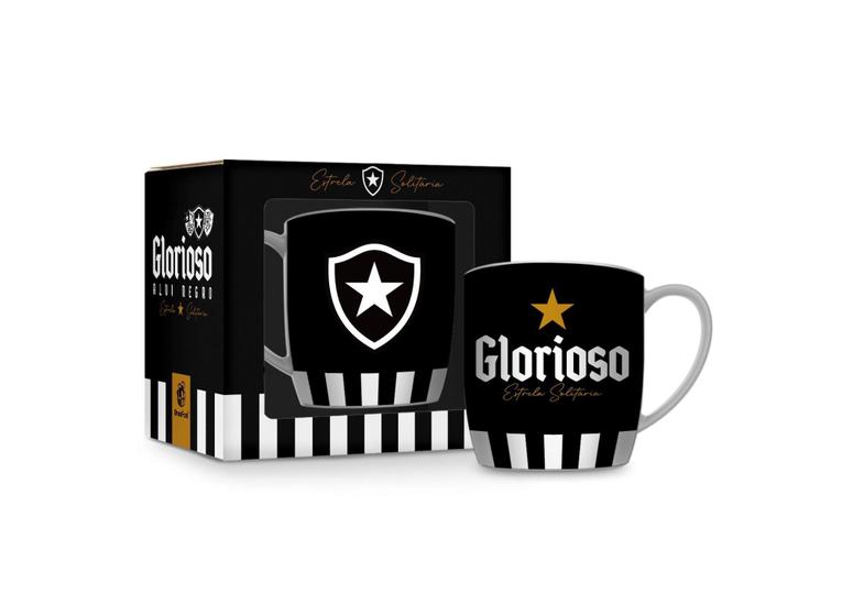 Imagem de Caneca porcelana 300ml times botafogo - BRASFOOT