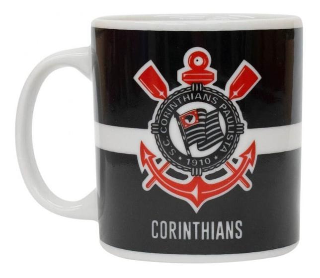 Imagem de Caneca Porcelana 320ml Brasão Corinthians Timão Oficial