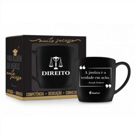 Caneca Porcelana 360ml na caixa - Curso Direito Presente Brasfoot Menor preço em Caneca Porcelana 360ml na caixa - Curso Direito Presente Brasfoot