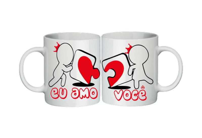 Imagem de Caneca Porcelana Amo Você - 01 unid 