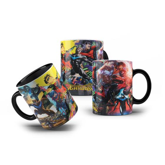 Imagem de Caneca Porcelana Colecionável Nightwing Robin do Batman