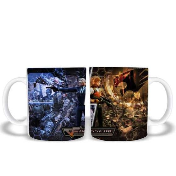 Imagem de Caneca Porcelana Crossfire mercenary forces corporation Presente Jogador gamer