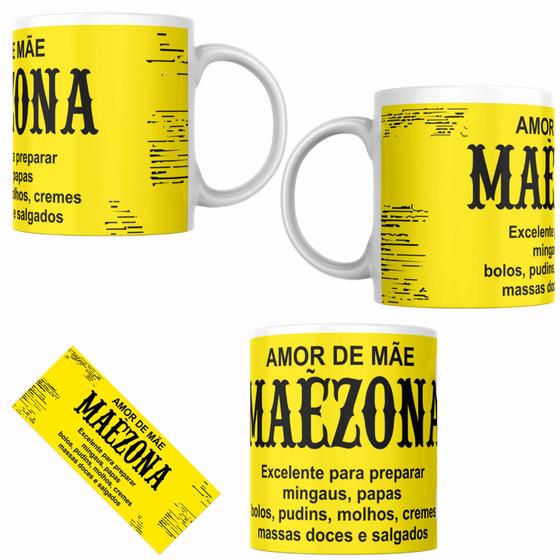 Imagem de Caneca Porcelana Dia das Mães Maizena Mãezona